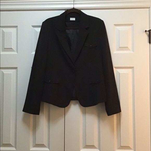 Chocolate brown pin striped Jacket New never worn - Picture 4 of 10